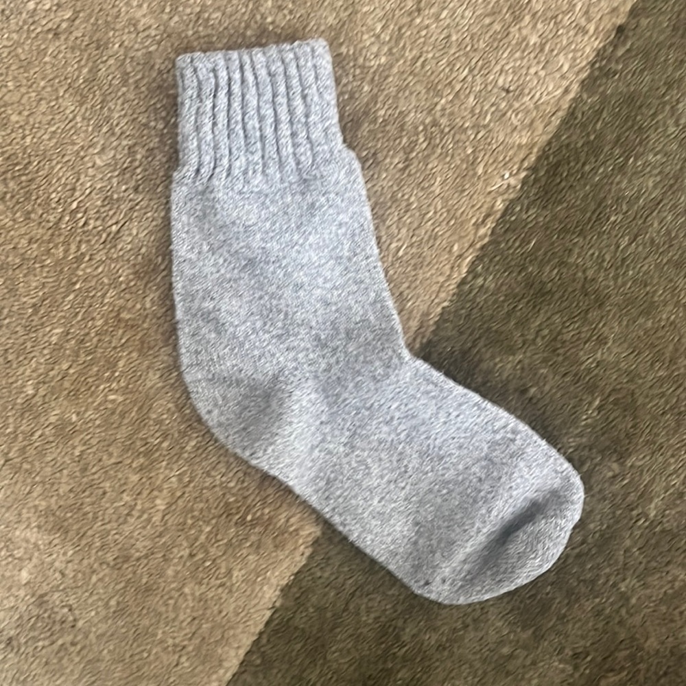 Used, light grey, wool